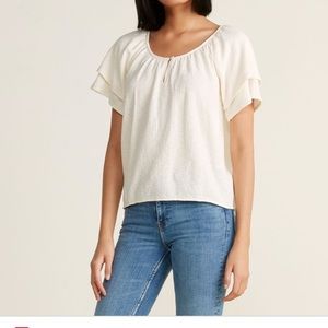 Madewell Cream Top